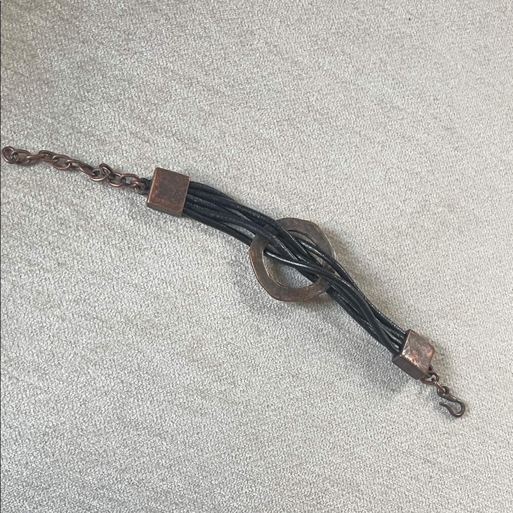 Black and Copper Bracelet